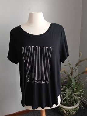 Xersion Black Workout Shirt -Push Your Limits